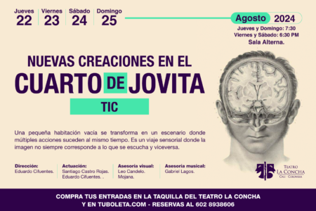 Nuevas creaciones en el Cuarto De Jovita – TIC (Cali)  Agosto 22, 23, 24 y 25