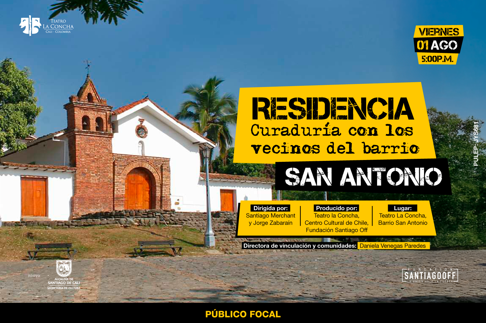 RESIDENCIA CURADURIA CON LOS VECINOS DE SAN ANTONIO, CALI, AGOSTO 2025