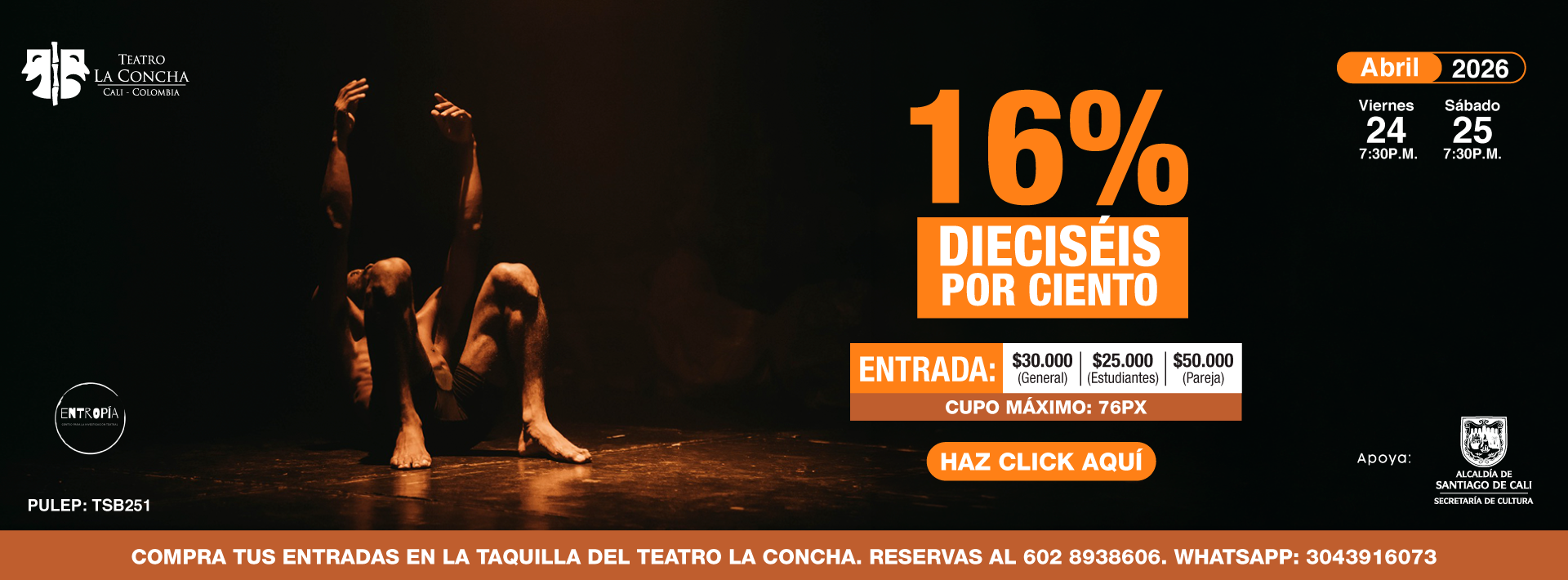 DIECISÉIS PORCIENTO