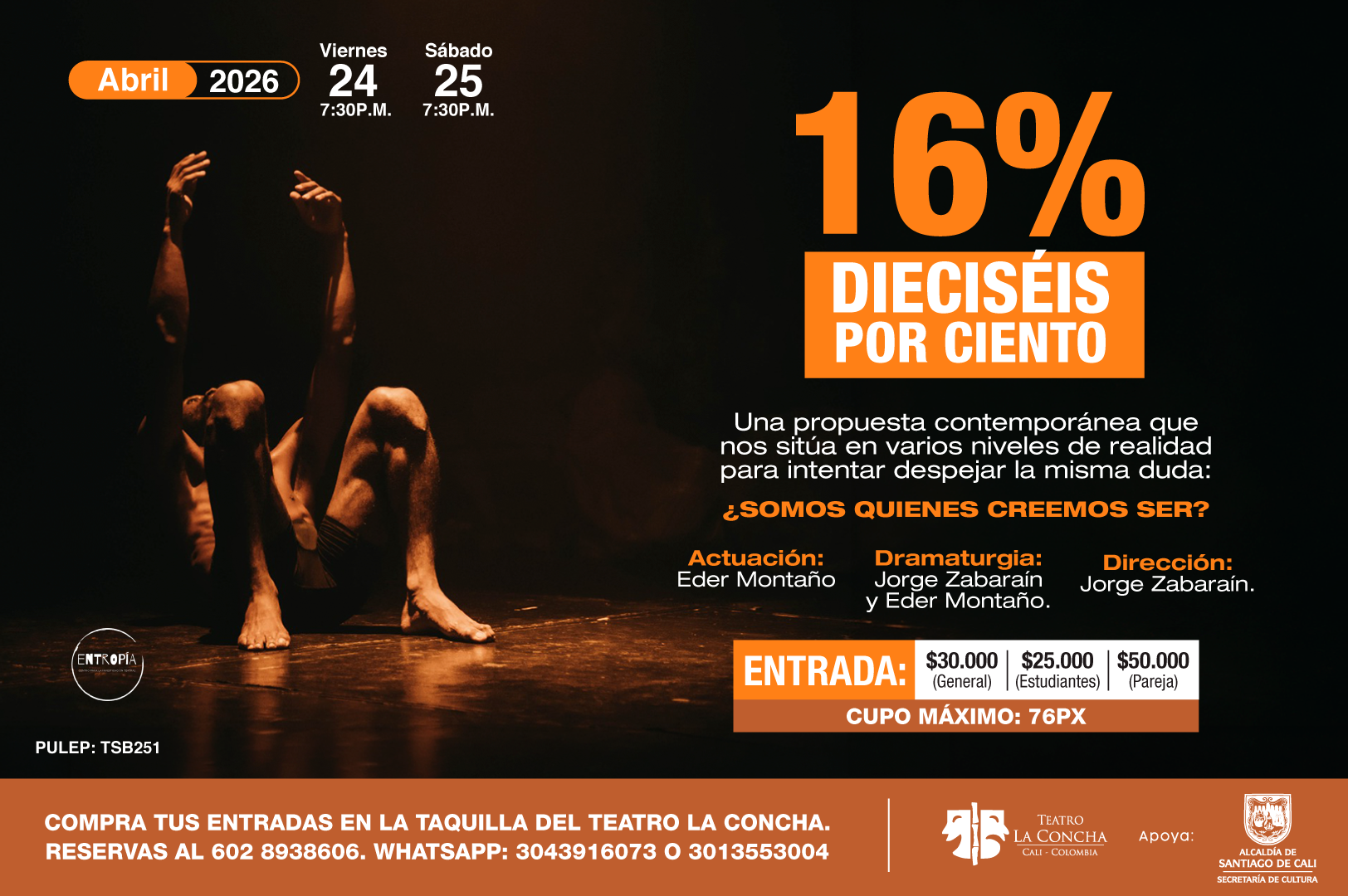 16% DIECISÉIS PORCIENTO ABRIL 2026