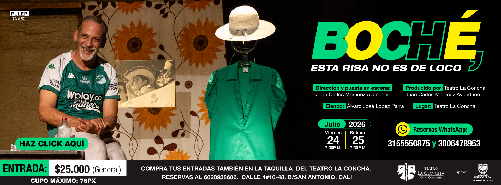 BOCHE JULIO 24 Y 25
