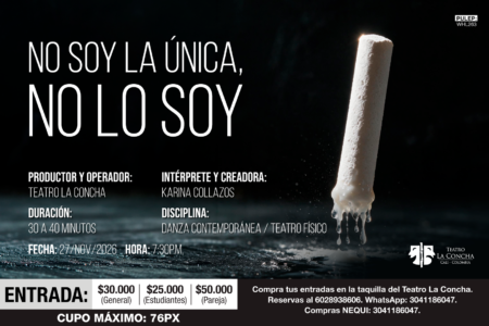 NO SOY LA ÚNICA, NO LO SOY OCT 2026